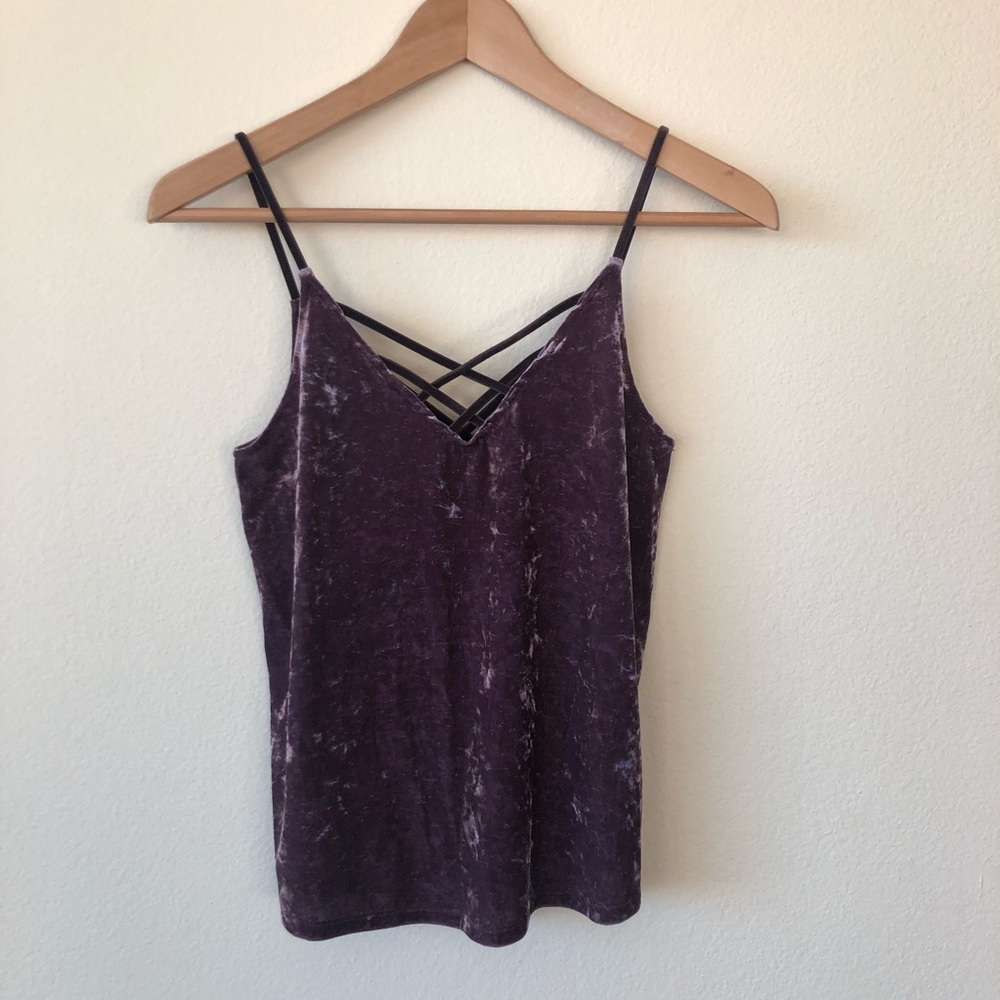 NWOT. American Eagle Crushed Velvet Tank